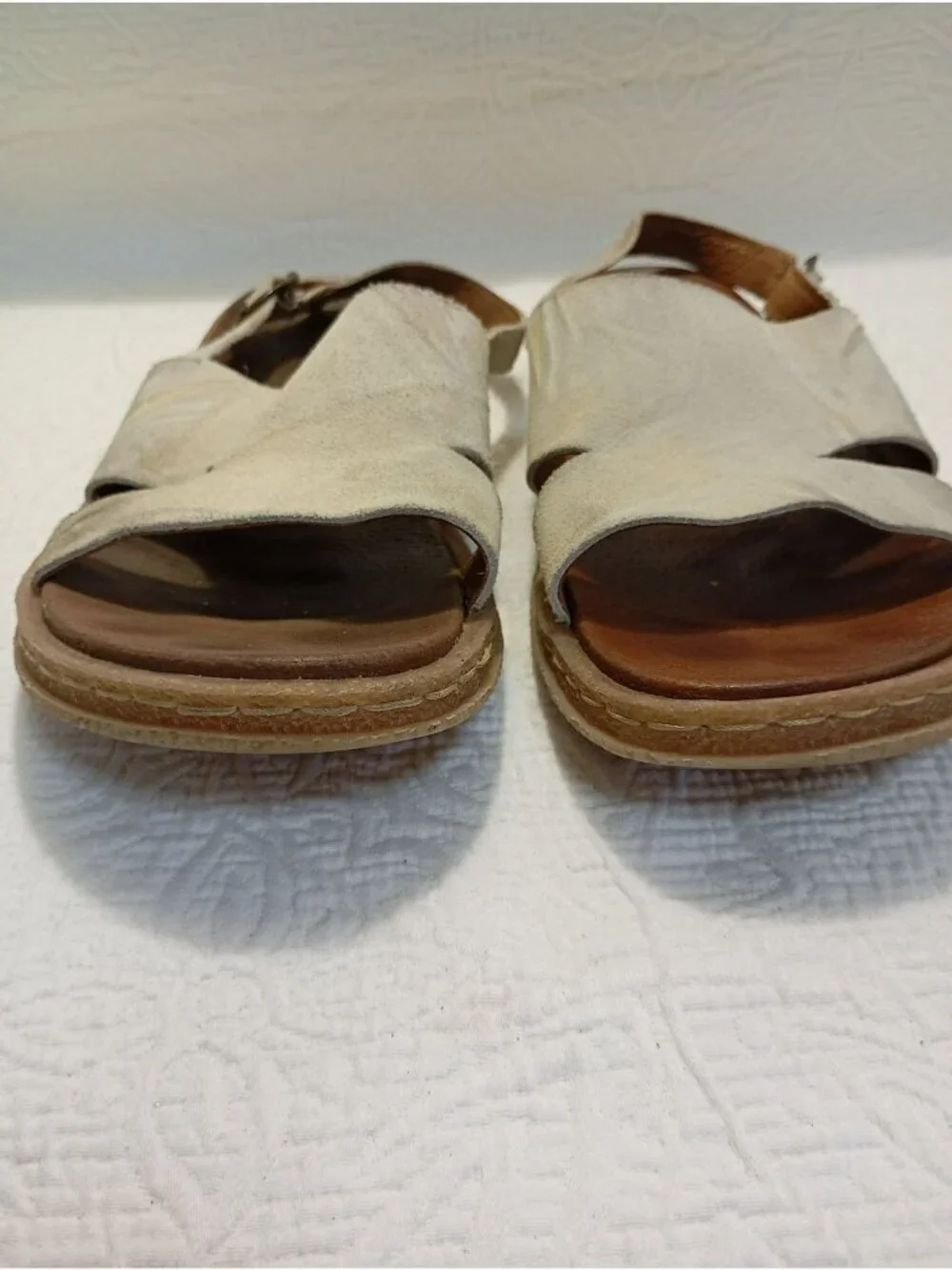 Born Leather Upper Sandals Mens Size 10/42 Sumer